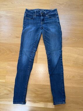 American Eagle Outfitters Dark Blue Skinny Jeans